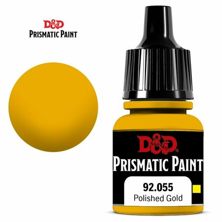 TOYS4.0 Dungeons & Dragons Prismatic Paint, Polished Gold Metallic TO3297573